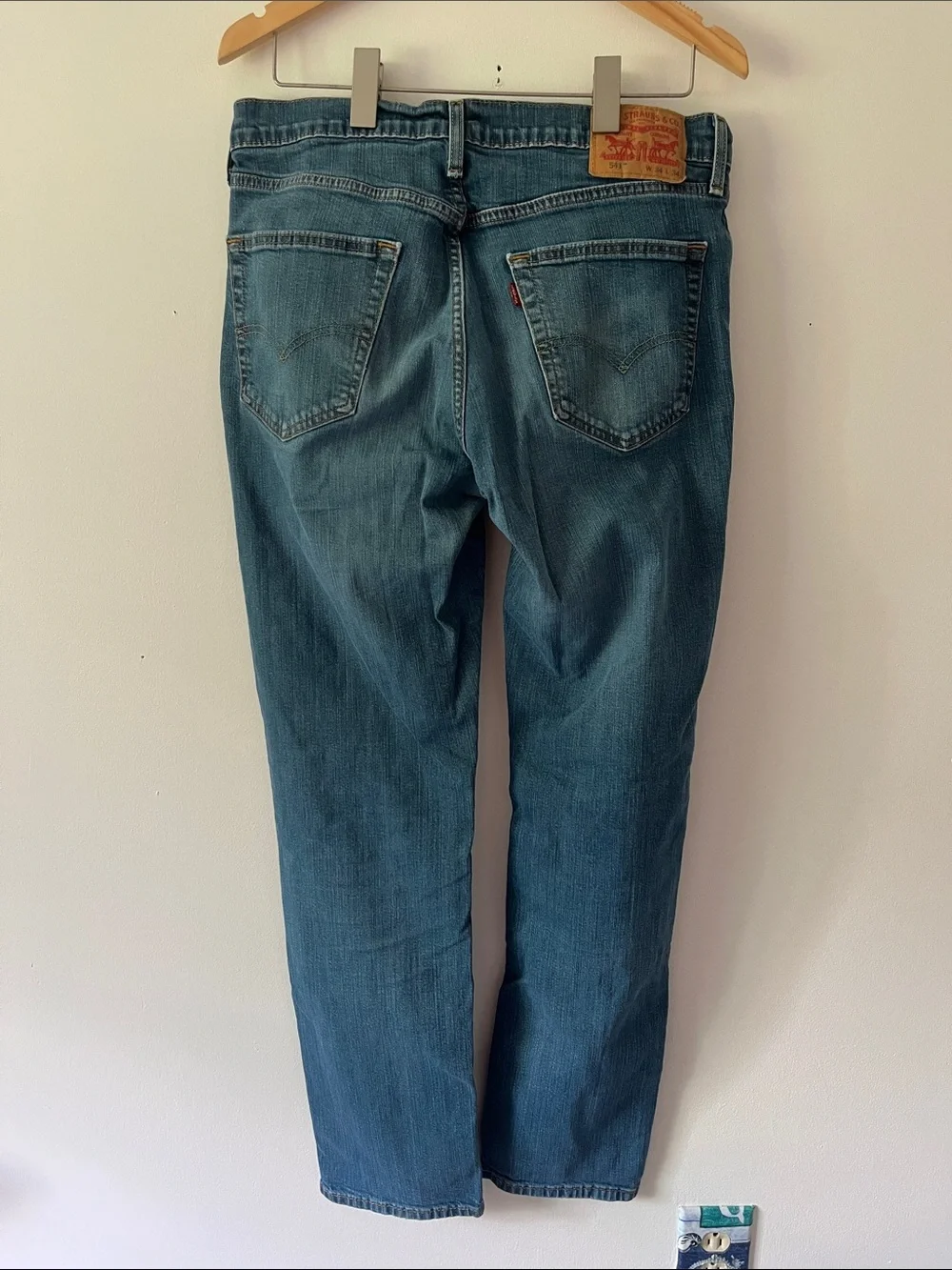 Classic Men's Levi’s 541 Blue Denim Jeans W 34 L 34